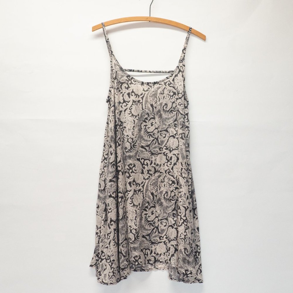 Free People Patterned Slip Dress
